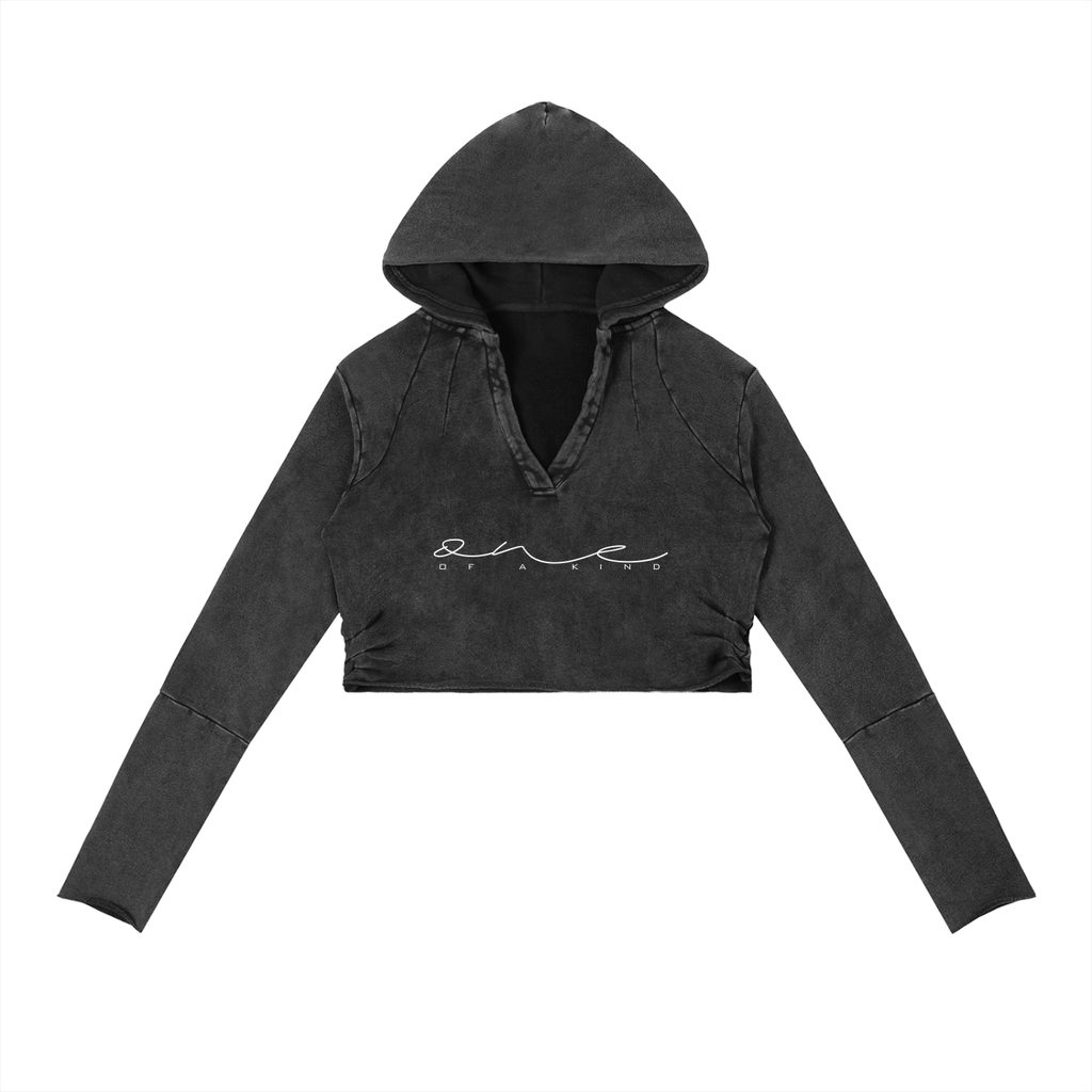 One Of A Kind | Vintage Washed Raw Edge Hoodie