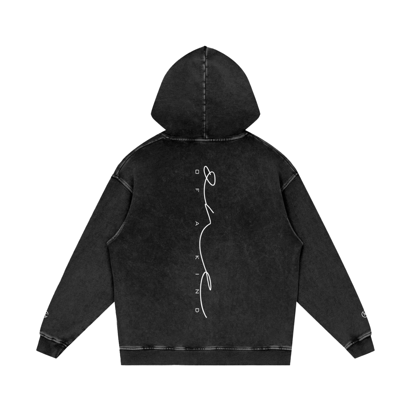 One Of A Kind | Snow Washed Loose Cotton Hoodie