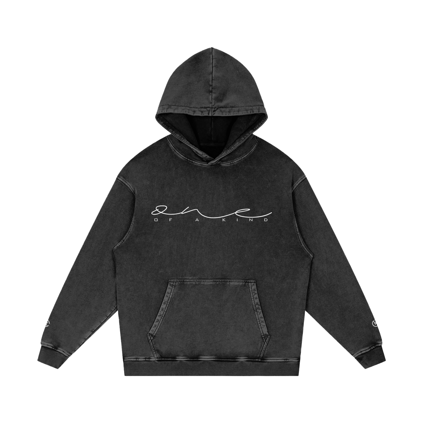 One Of A Kind | Snow Washed Loose Cotton Hoodie